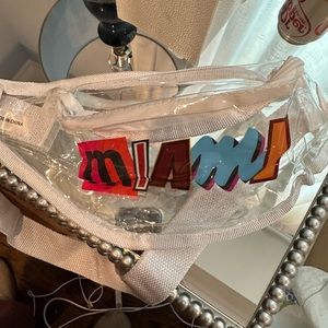 Clear belt bag (stadiums) Miami